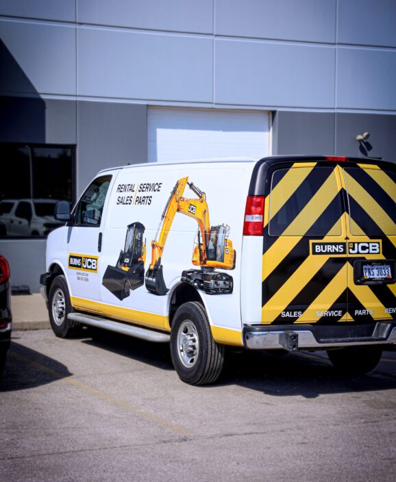 JCB Branded service van