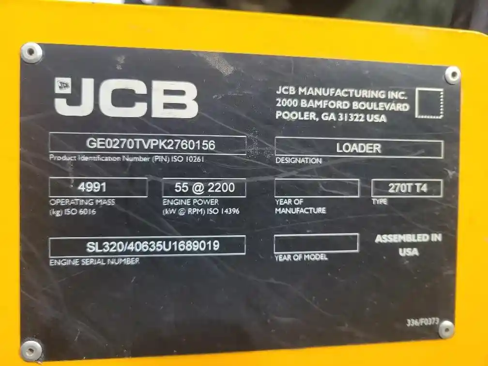 2019 JCB 270T - Image 9